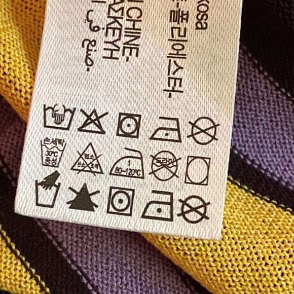 NWT. Zara Diagonal Striped Knitted Midi Dress. Size S. - Picture 9 of 9